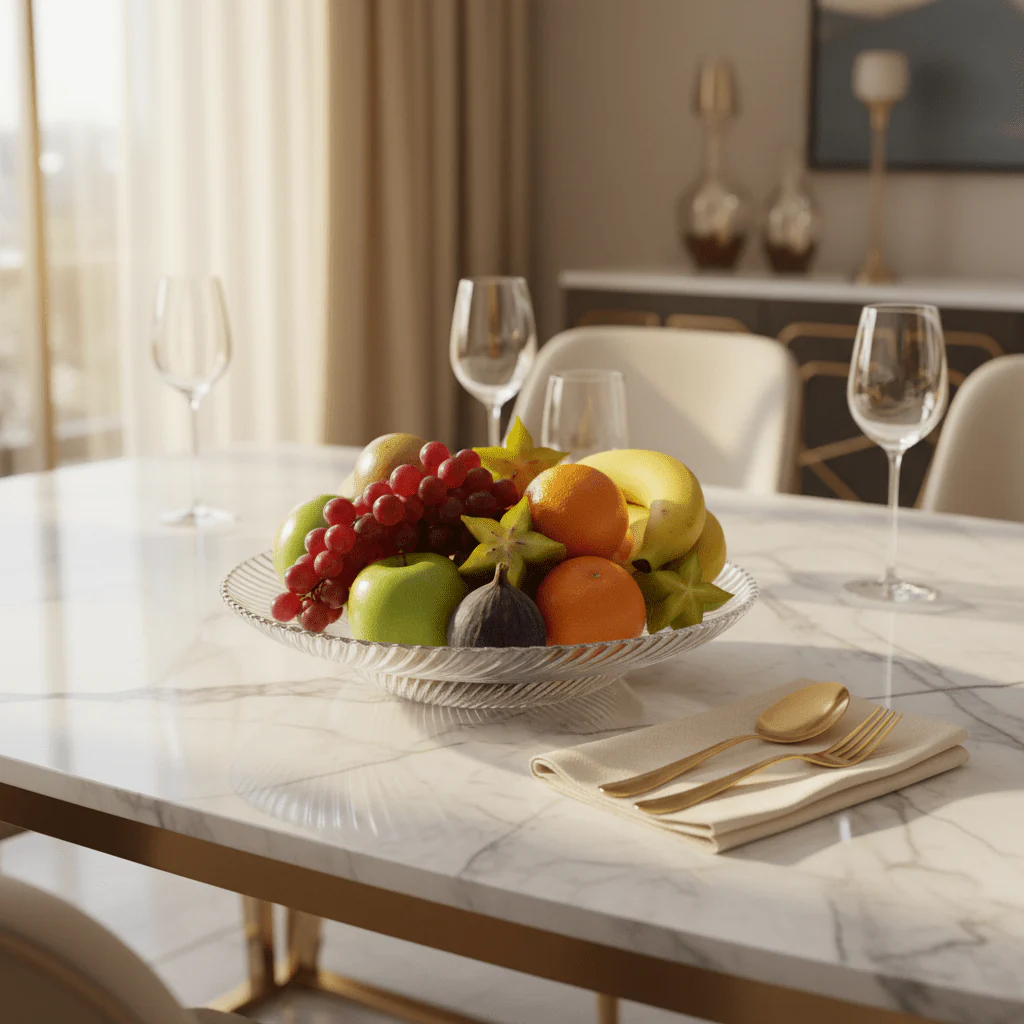 Neo Alpha Glass Fruit Plate 27cm - Image 3