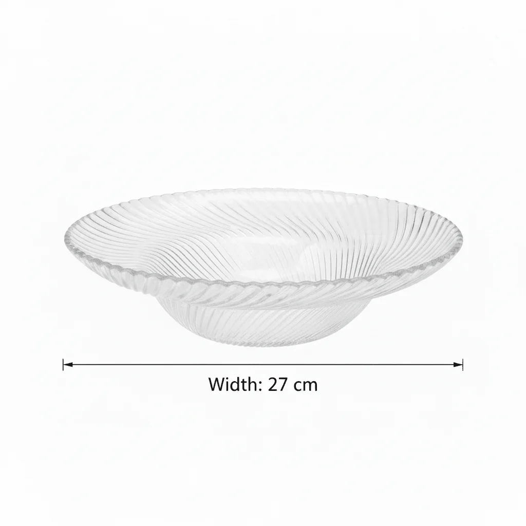 Neo Alpha Glass Fruit Plate 27cm - Image 4