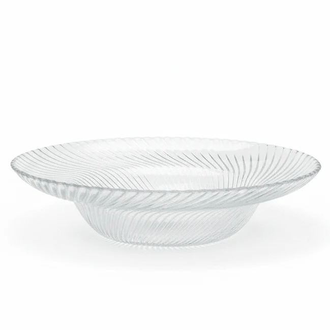 Neo Alpha Round Glass Fruit Plate – Modern Plate for Fruit, Dessert & Elegant Presentation 270 mm