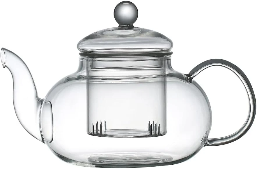 NEOFLAM Borosilicate Glass Tea Pot, 1200ml Capacity