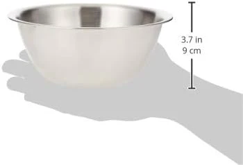 Raj MB015 Stainless Steel Mixing Bowl – 1.5 L | Silver - Image 2