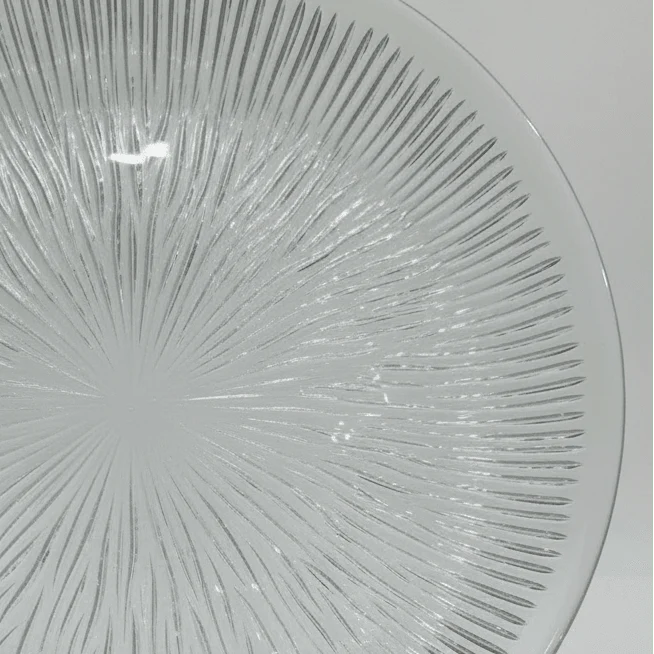 Noritazeh Ribbed Glass Dessert Plate 19cm - Image 2