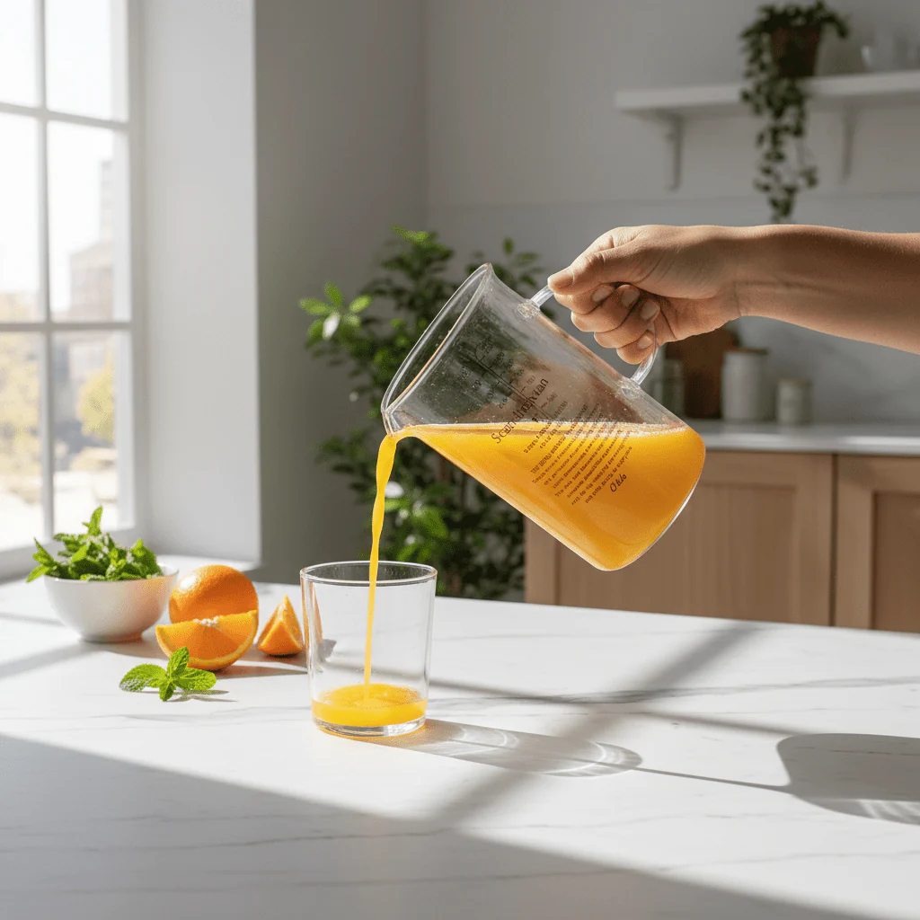 Olala Scandinavian Glass Measuring Cup 750ml - Image 3