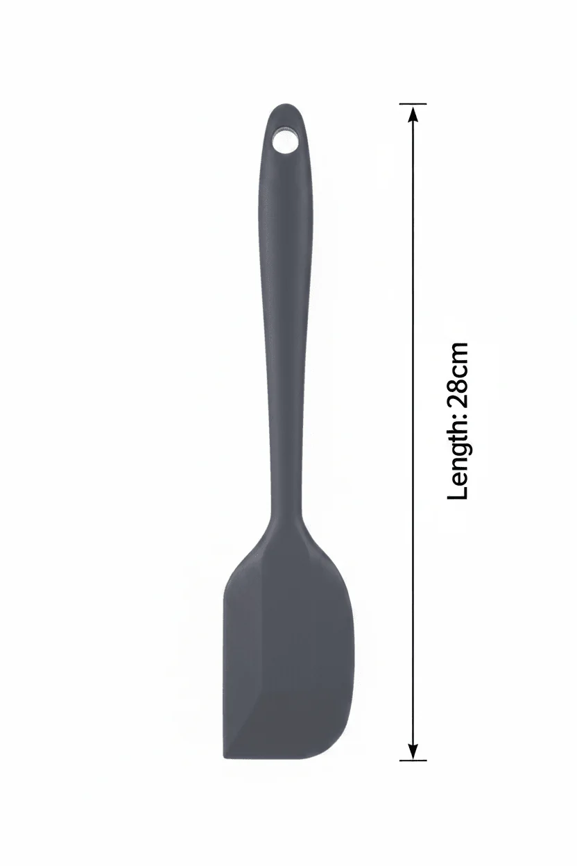 Orchid Premium Silicone Spatula – Grey - 20cm / 28cm - Image 6