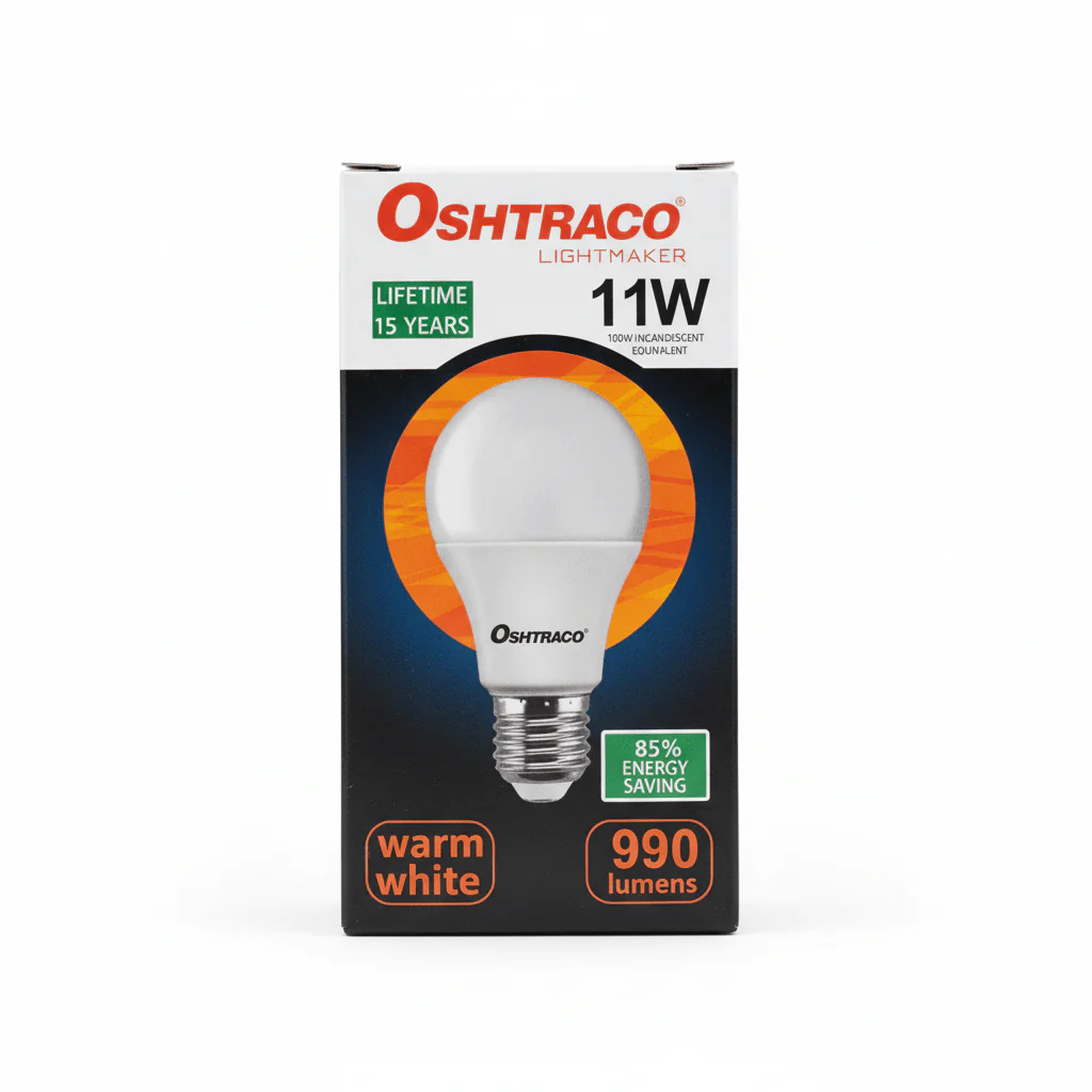 Oshtraco E27 LED Bulb 11W, Warm White
