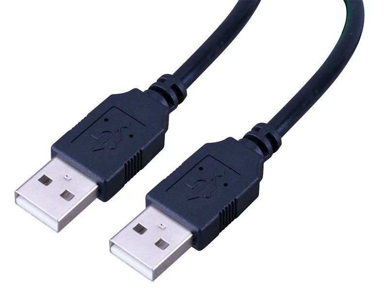 Oshtraco USB 2.0 Cable supports data transfer and charging (USB 2.0 A Male to A Male-(1.8 Meters)