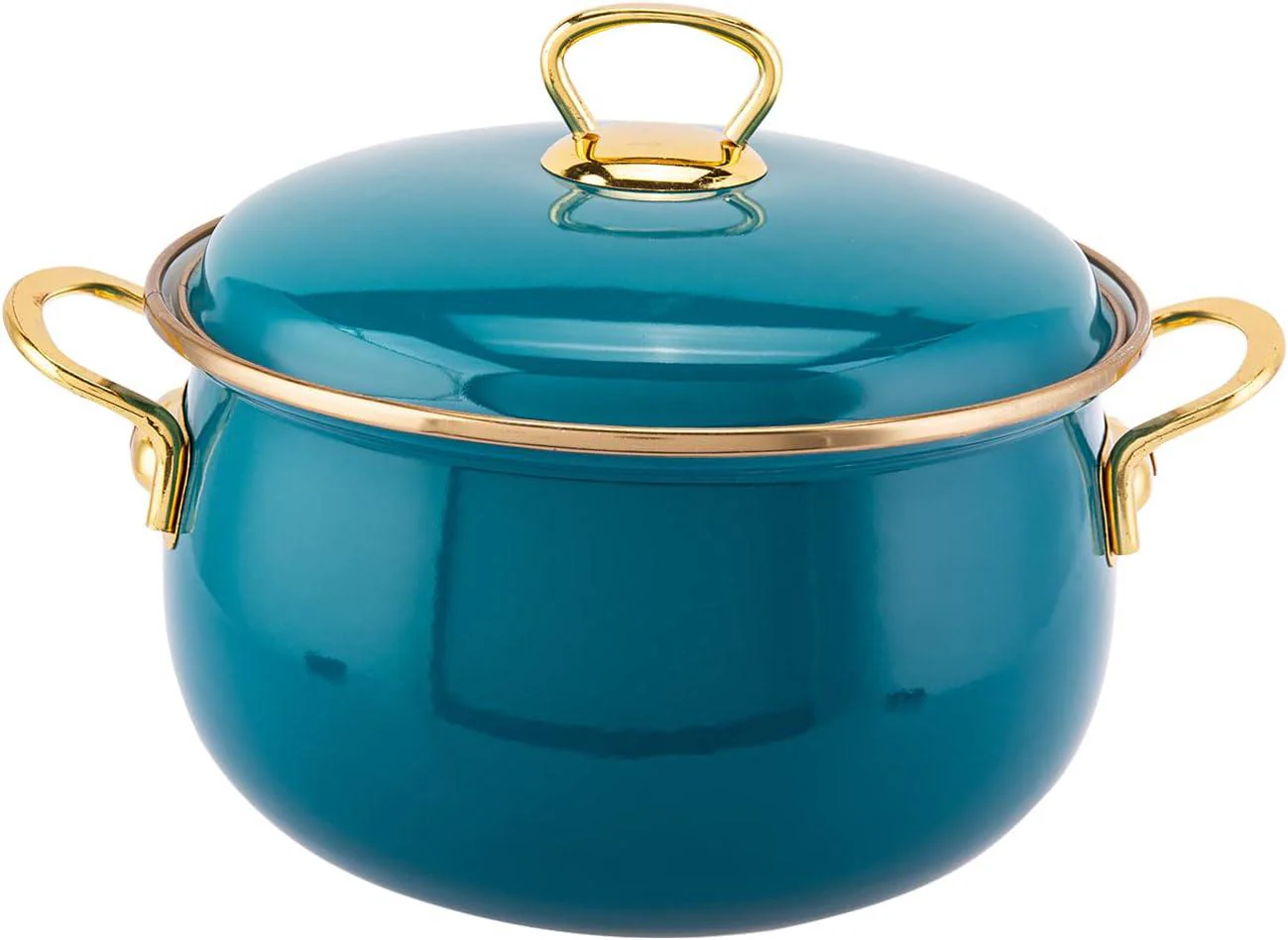 PACI Elite Class Cooking Pot with Lid 20cm, Blue