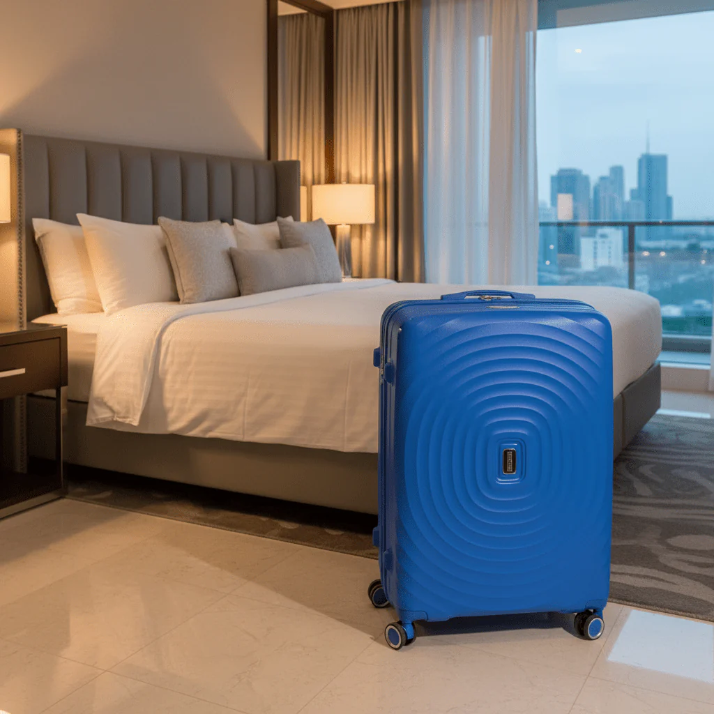 Parajohn Blue PP Hard Shell Trolley — Large Suitcase with Spinner Wheels | 28 Inch , 24 Inch , 20 Inch | - Image 3