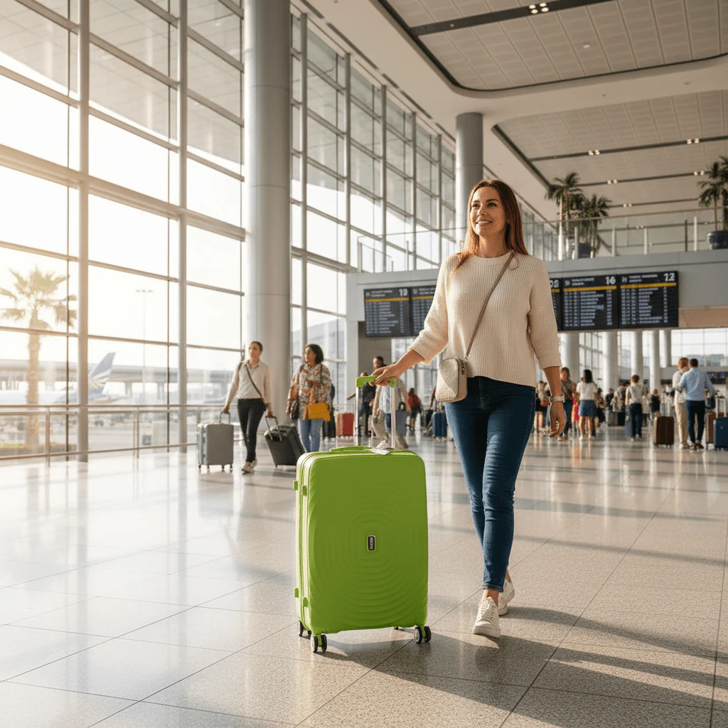 Parajohn Green PP Hard Shell Trolley — Large Suitcase with Spinner Wheels | 28 Inch , 24 Inch , 20 Inch | - Image 2