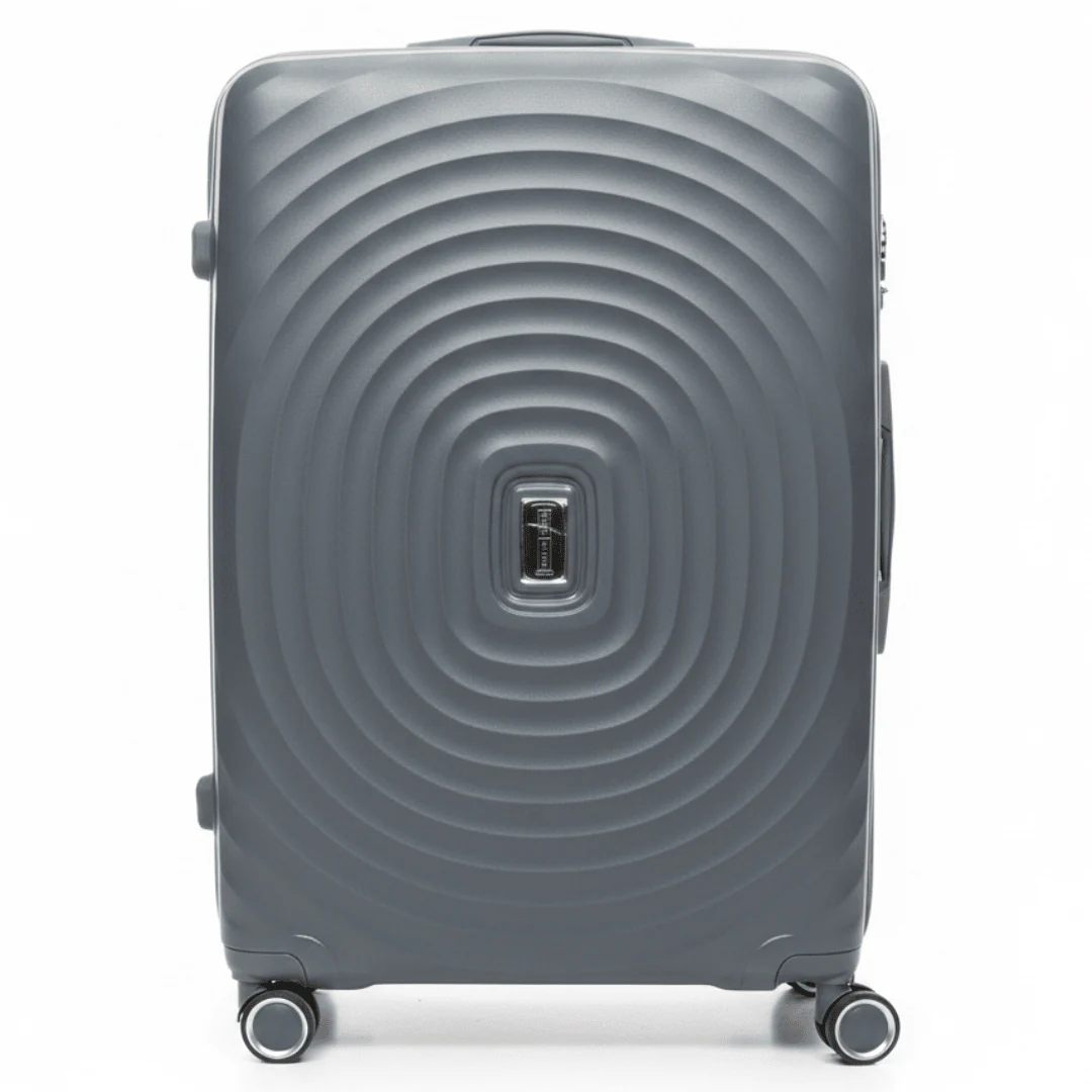 Parajohn Grey PP Hard Shell Trolley — Large Suitcase with Spinner Wheels | 28 Inch , 24 Inch , 20 Inch |
