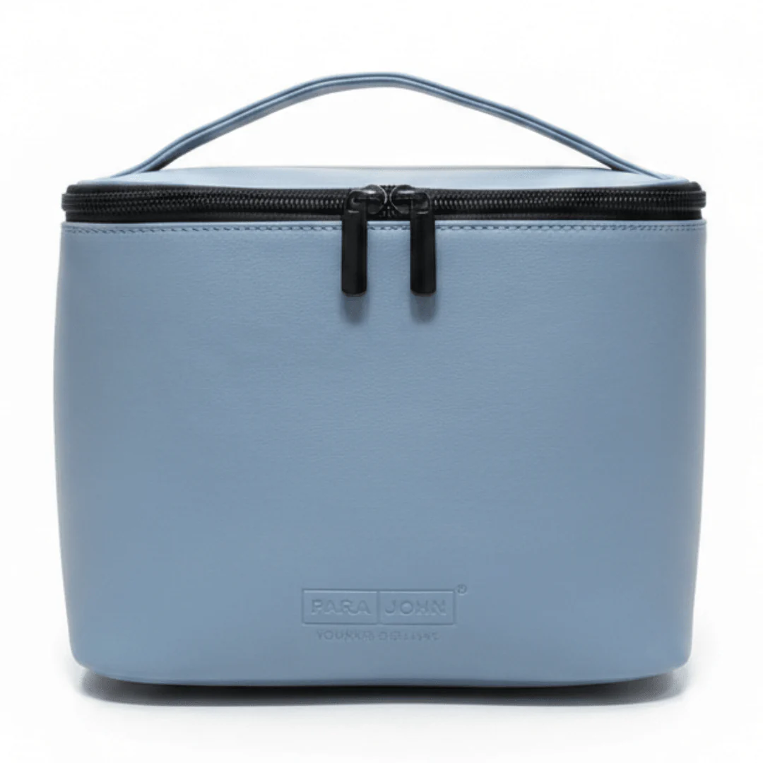 Parajohn Premium Light Blue PVC Insulated Lunch Bag for Daily Use – 8.5 Inch
