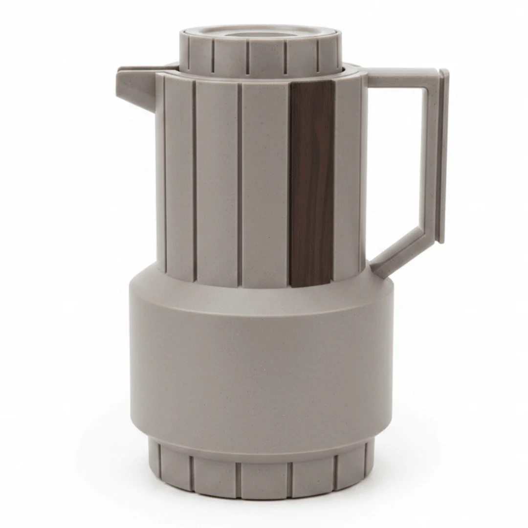 Parati 1L Vacuum Flask – Light Brown With Brown