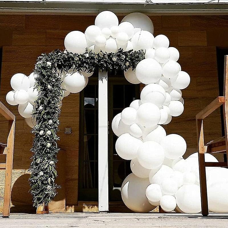 PARTY POINT Balloons 40 Pcs – Classic White Party Collection - Image 2