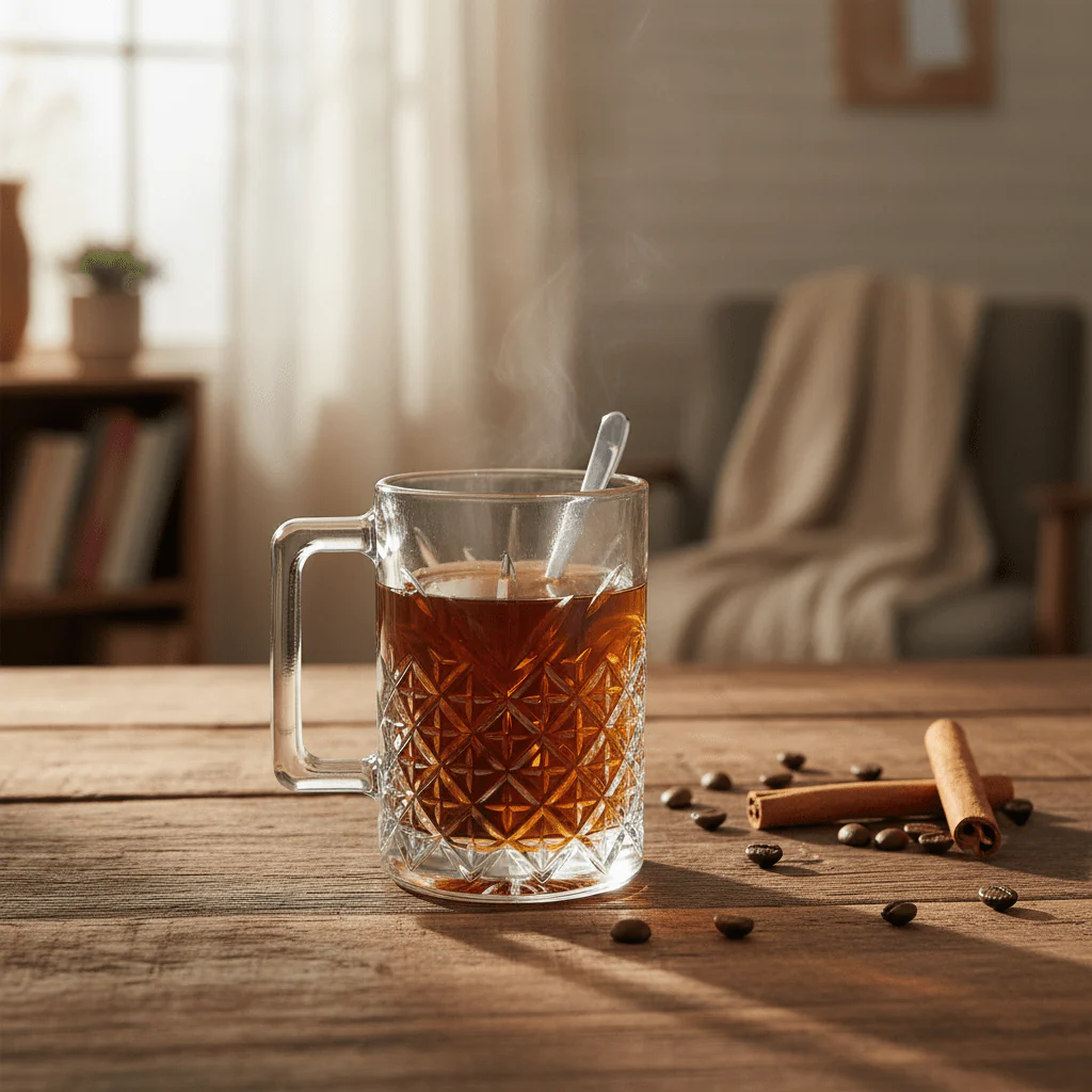 PB Stylish Clear Glass Mug for Tea, Coffee & Everyday Beverages – 350 ml - Image 2