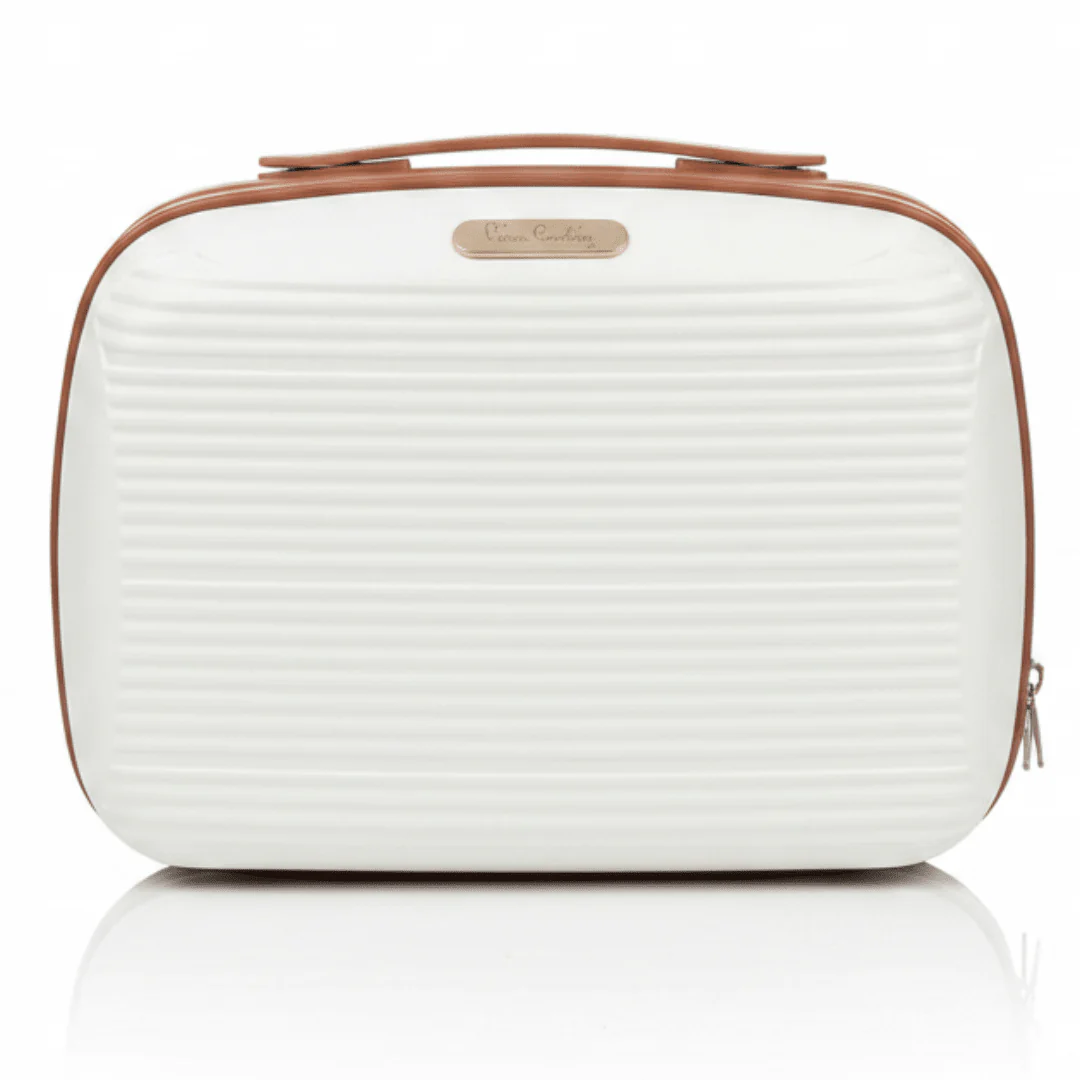 Pierre Cardin Hardshell Beauty Case 14 Inch | Vanity Travel Organiser for Women |