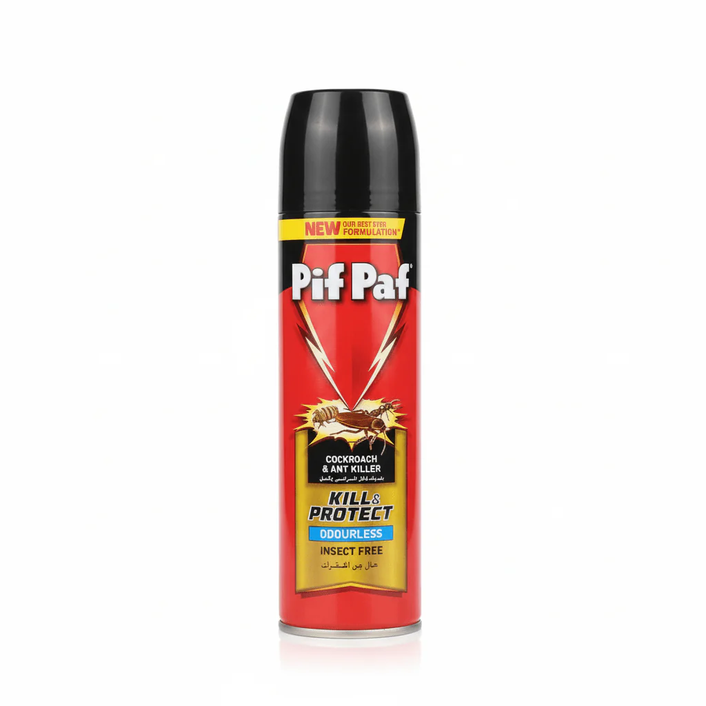 Pif Paf Kill & Protect Odourless Cockroach & Ant Killer Spray – 300ml