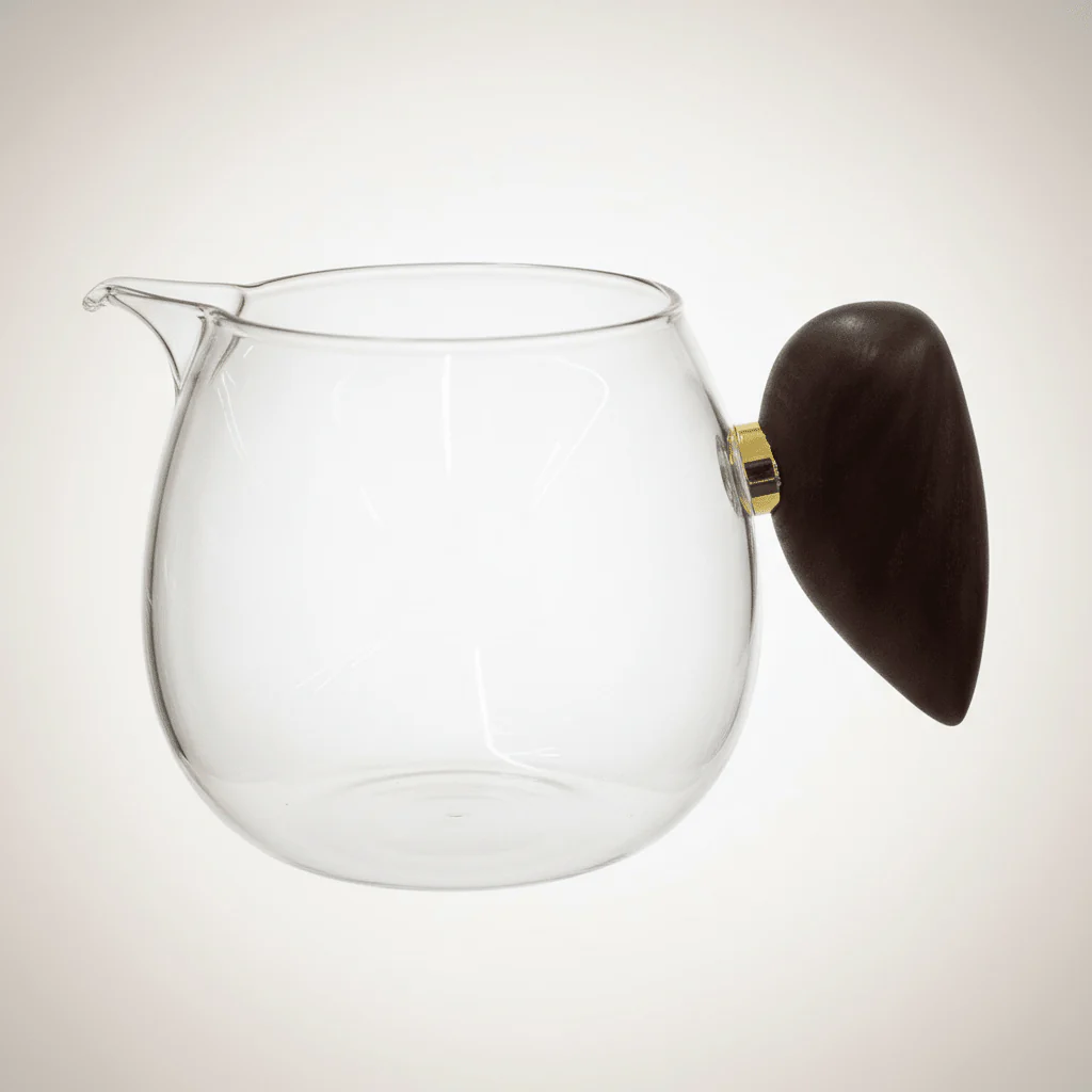 Clear Glass Pourer Cup with Wooden Handle | 200ml - Image 4