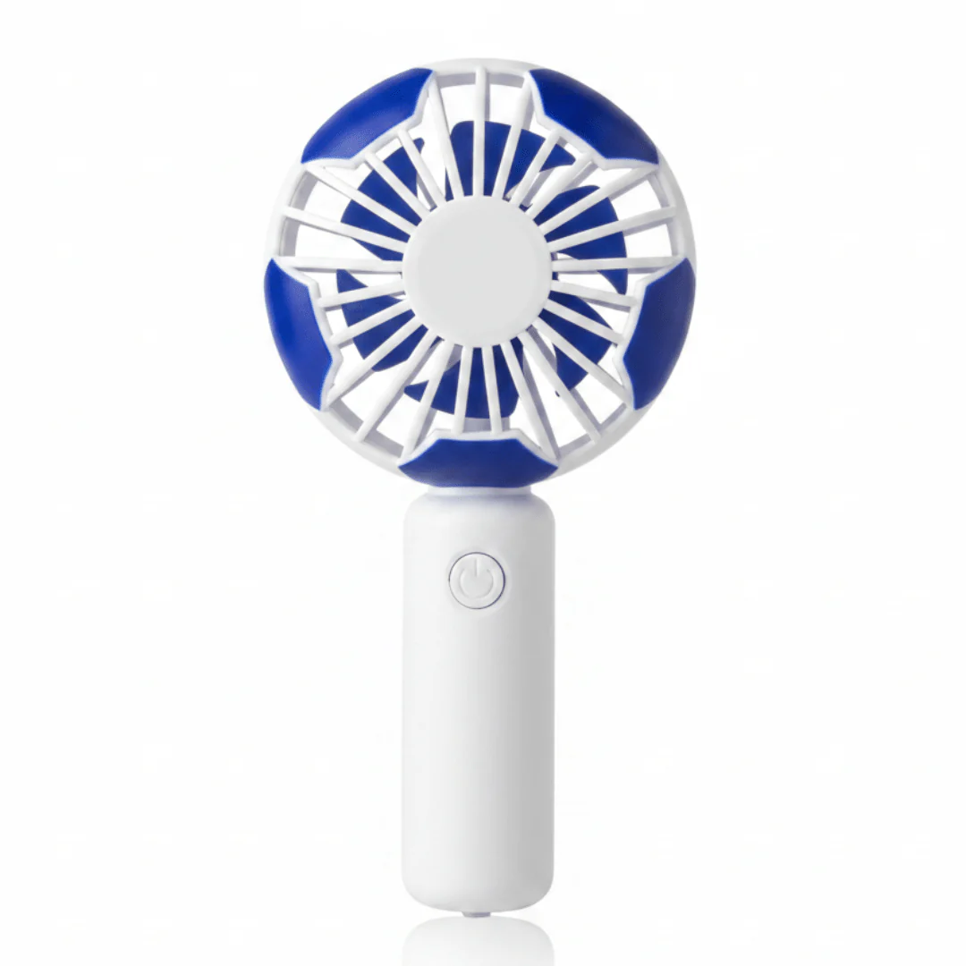 Handheld Mini Fan – Compact & Rechargeable Assorted Colors | 15cm