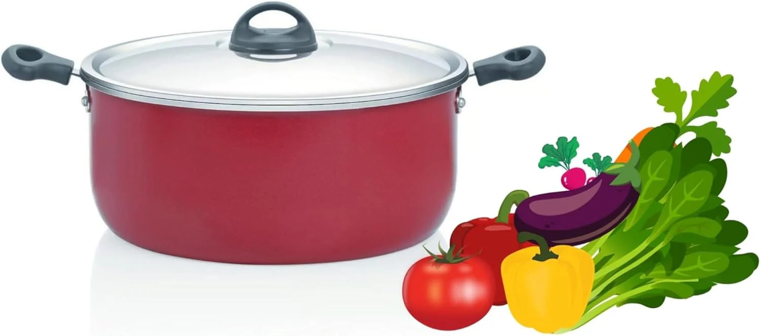 PREMIER Non-Stick Stew Pot 26cm with Stainless Steel Lid - Image 2
