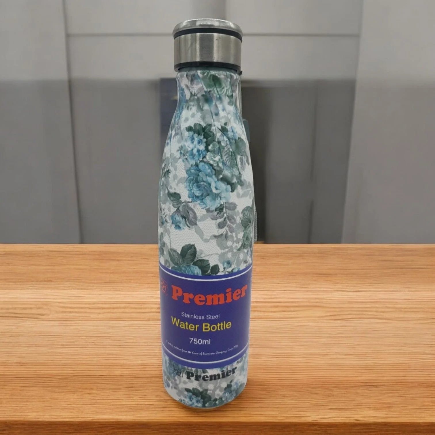 Premier Stainless Steel Water Bottle 750ml Reusable With Design Color Printed - Image 3