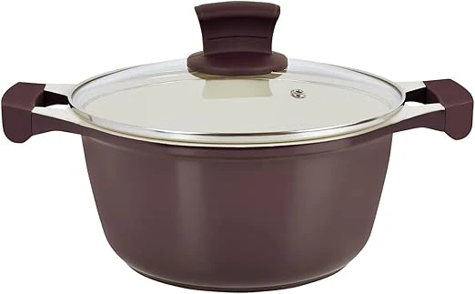 Prestige Cast Aluminium Ceramic Non Stick Cookware Set, Purple, 6 Piece, PR80955 - Image 4