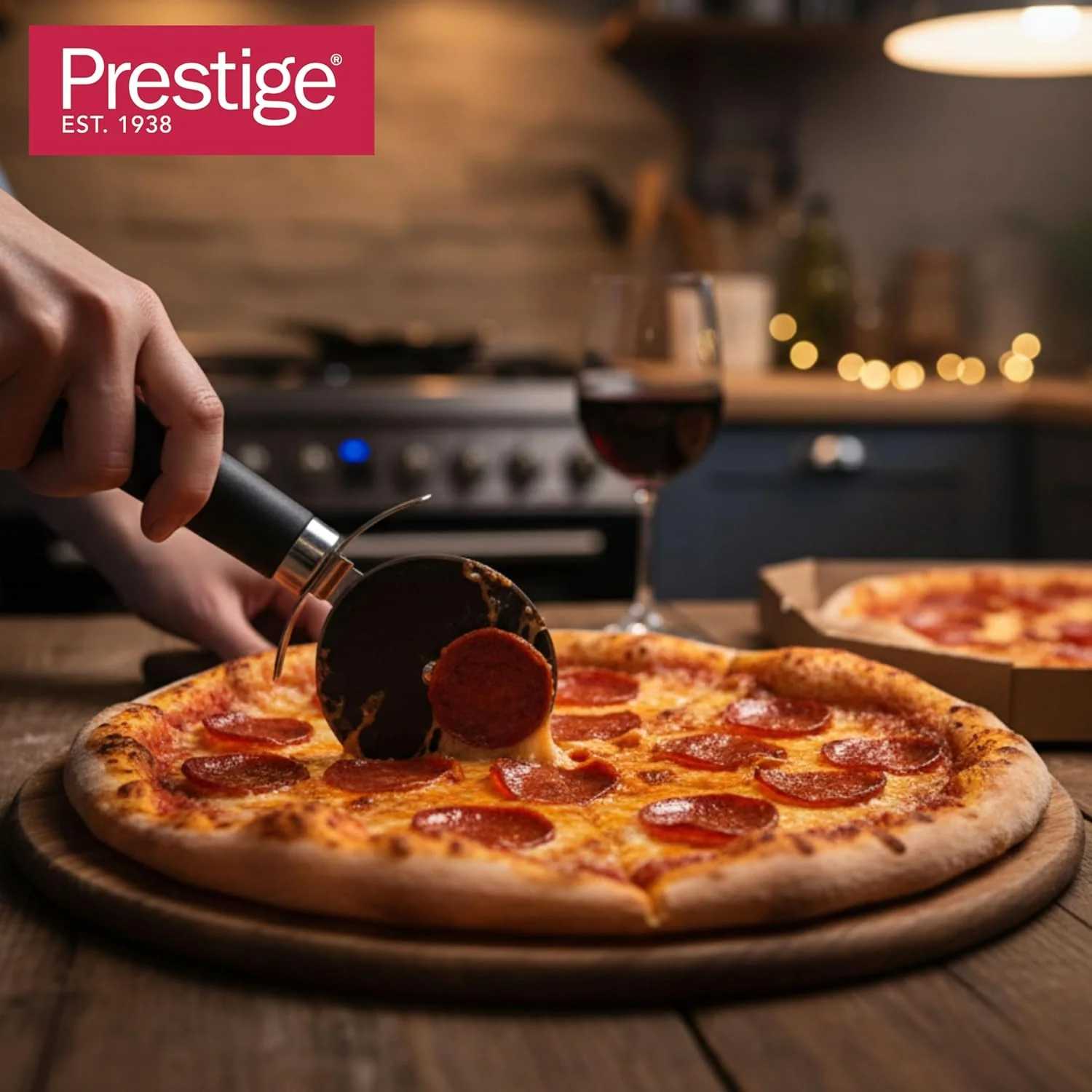 Prestige Easy Prep Pizza Cutter with Nylon Head | PR49277 - Image 4
