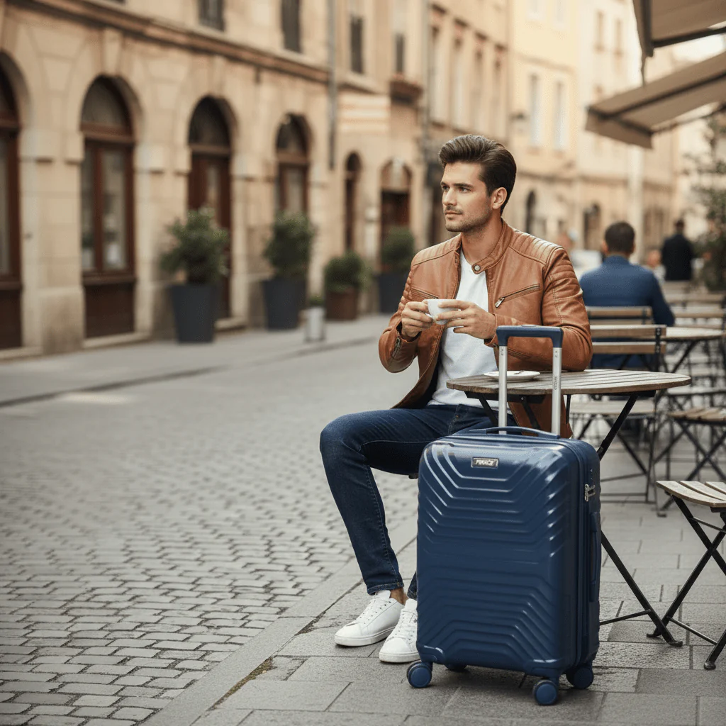 Prince 20" Cabin Trolley | 100% PP Hard Shell | 360° Spinner Wheels | Lightweight & Expandable - Image 2