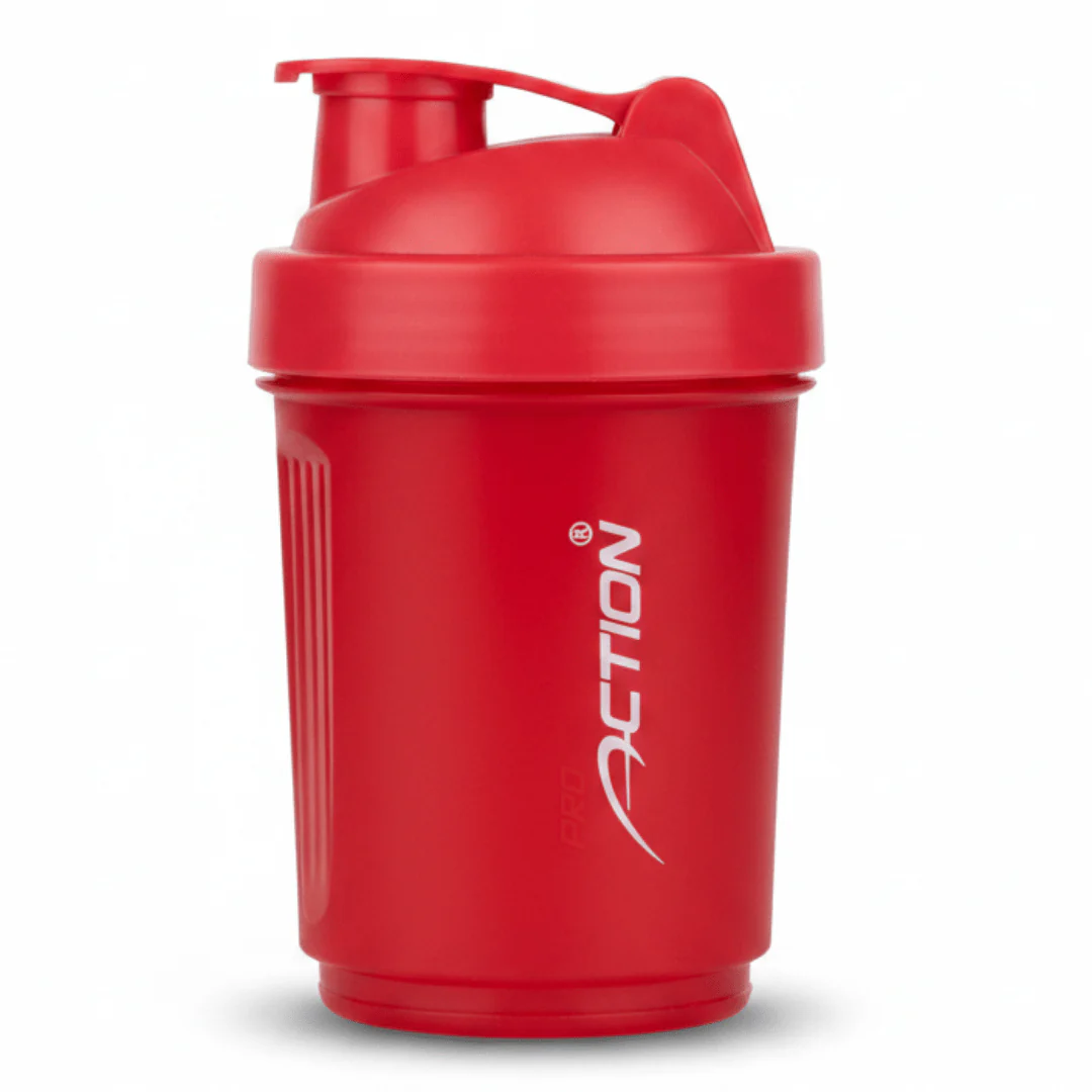 Pro Action Red Plastic Shaker Bottle 500ml