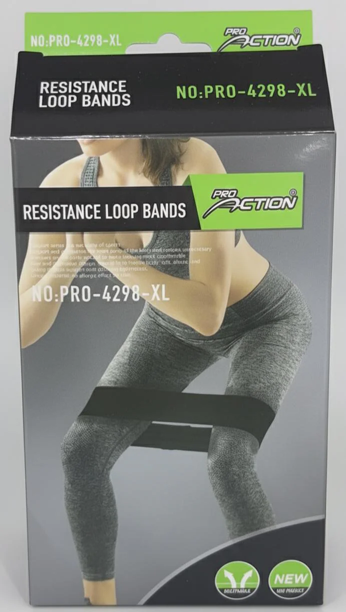 Pro Action Resistence Loop Bands Size-XL, Breathable, 70% Nylon-30% Spandex, PRO-4298A-XL