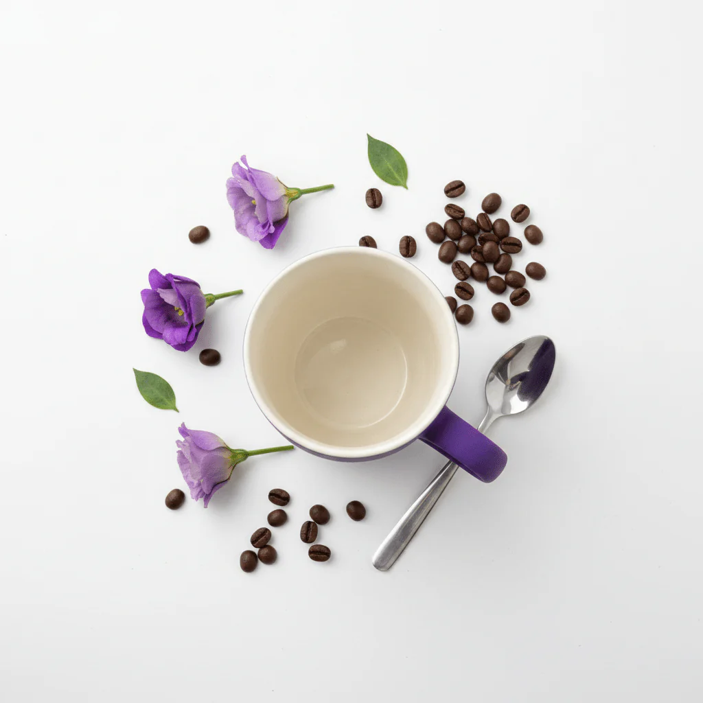 Matte Purple Ceramic Mug 400ml — Soft-Touch Finish with Cream Interior - Image 4