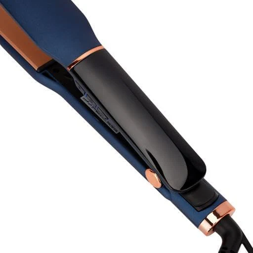 Geepas Professional Digital Hair Straightener- GHS86076/ Slim Design with Display and Ceramic Coated Plate/Lockable Handle, Adjustable Temperature Control|Perfect for Salon and at Home Styling/Blue - Image 2