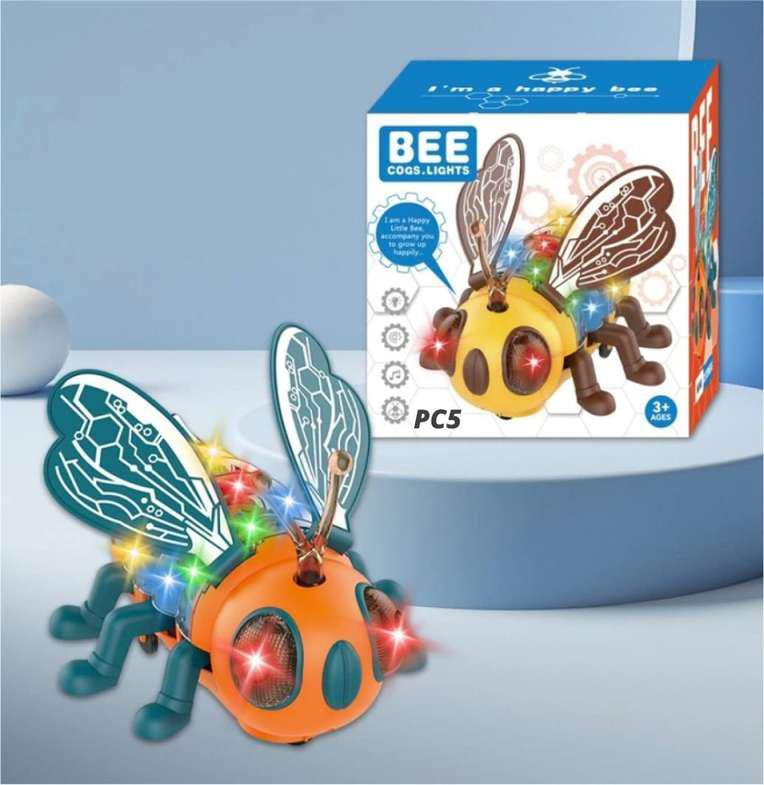 Quan Xin Battery Opperated Electric Bee, Light & Sound Toy for Children, Multicolour