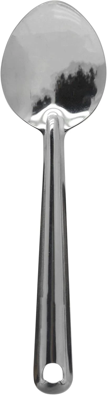 Raj 23cm Stainless Steel Basting Spoon BS0002 – Cooking & Serving Spoon - Image 3