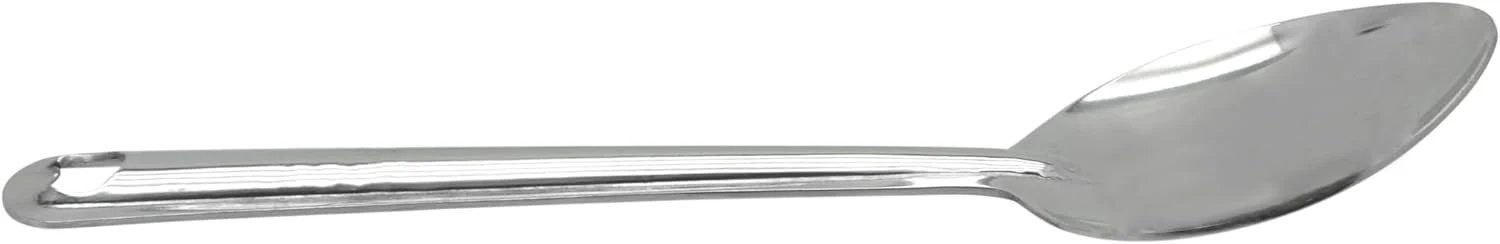 Raj 65 cm Silver Basting Spoon - BS0004, Cooking Spoon , Serving Spoon , Stirring Soup Spoon