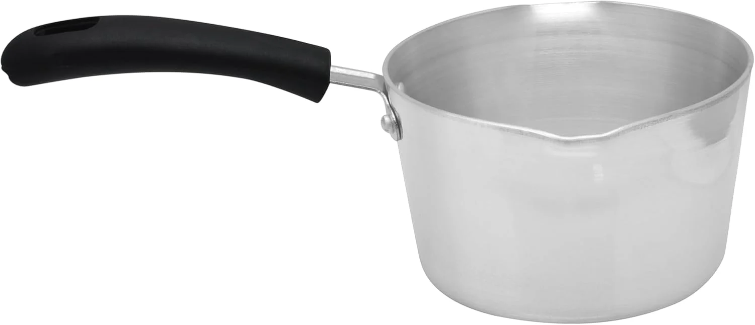 Raj Aluminum Saucepan with Handle KMP00M, Tea Pan Rice Pan Sauce Pan Milk Pan Coffee Pan-16CM-(Medium) - Image 2