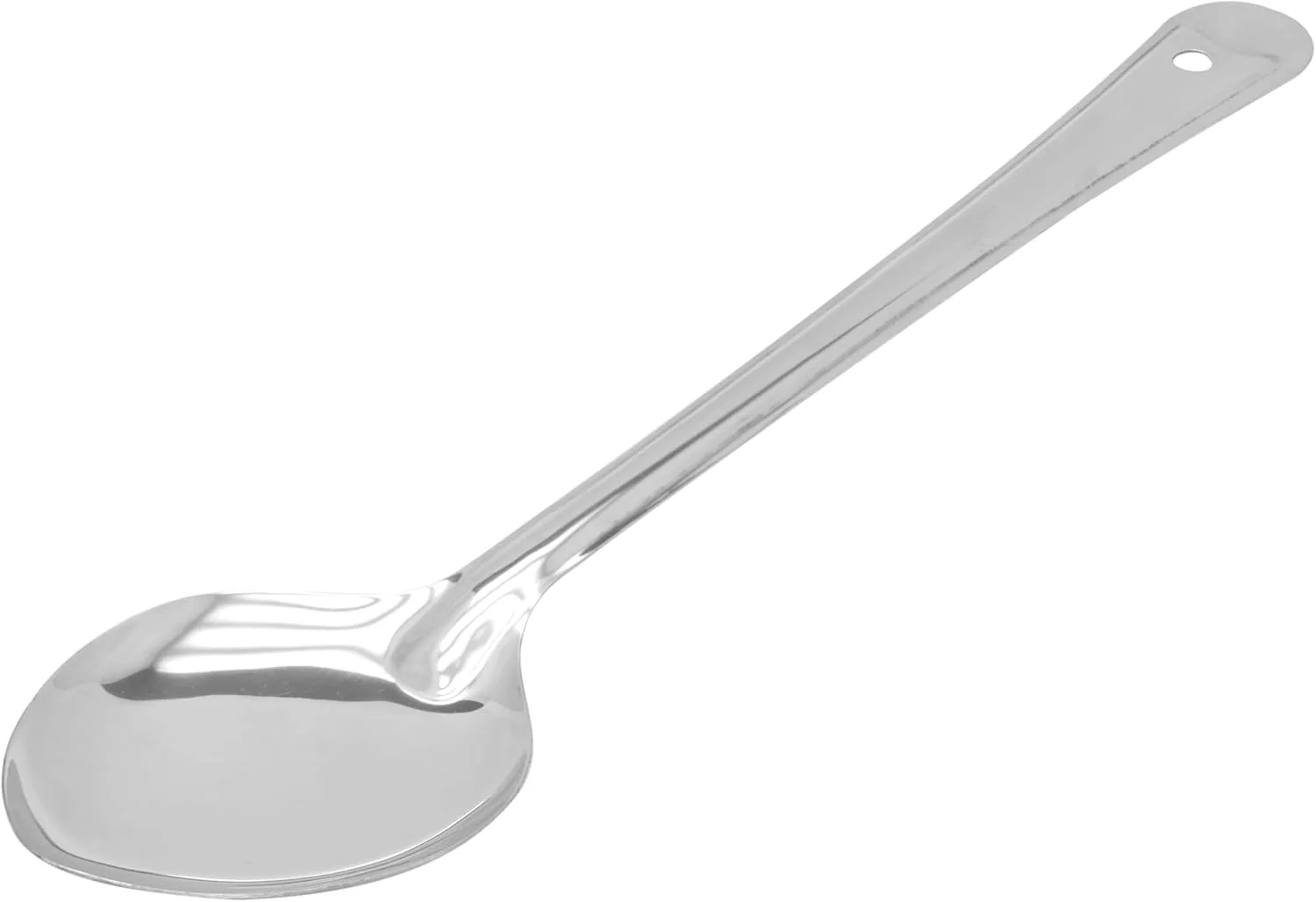 Raj Silver Basting Spoon 42.5 cm BS0008 – Long Handle Cooking & Soup Stirring Spoon
