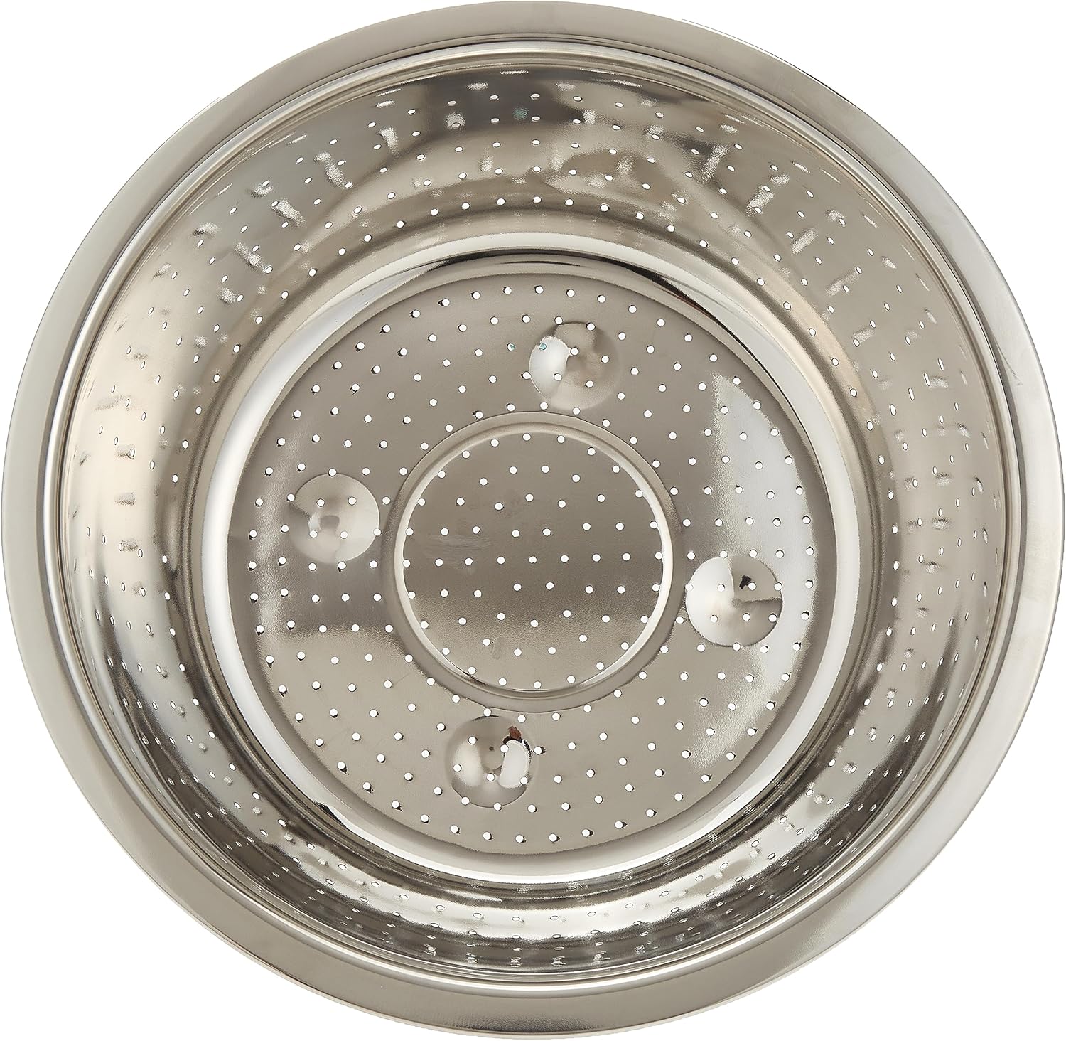 Raj Stainless Steel Colander RCF013, Rice Strainer Pasta Strainer Fruits & Vegetables Strainer-36CM - Image 3
