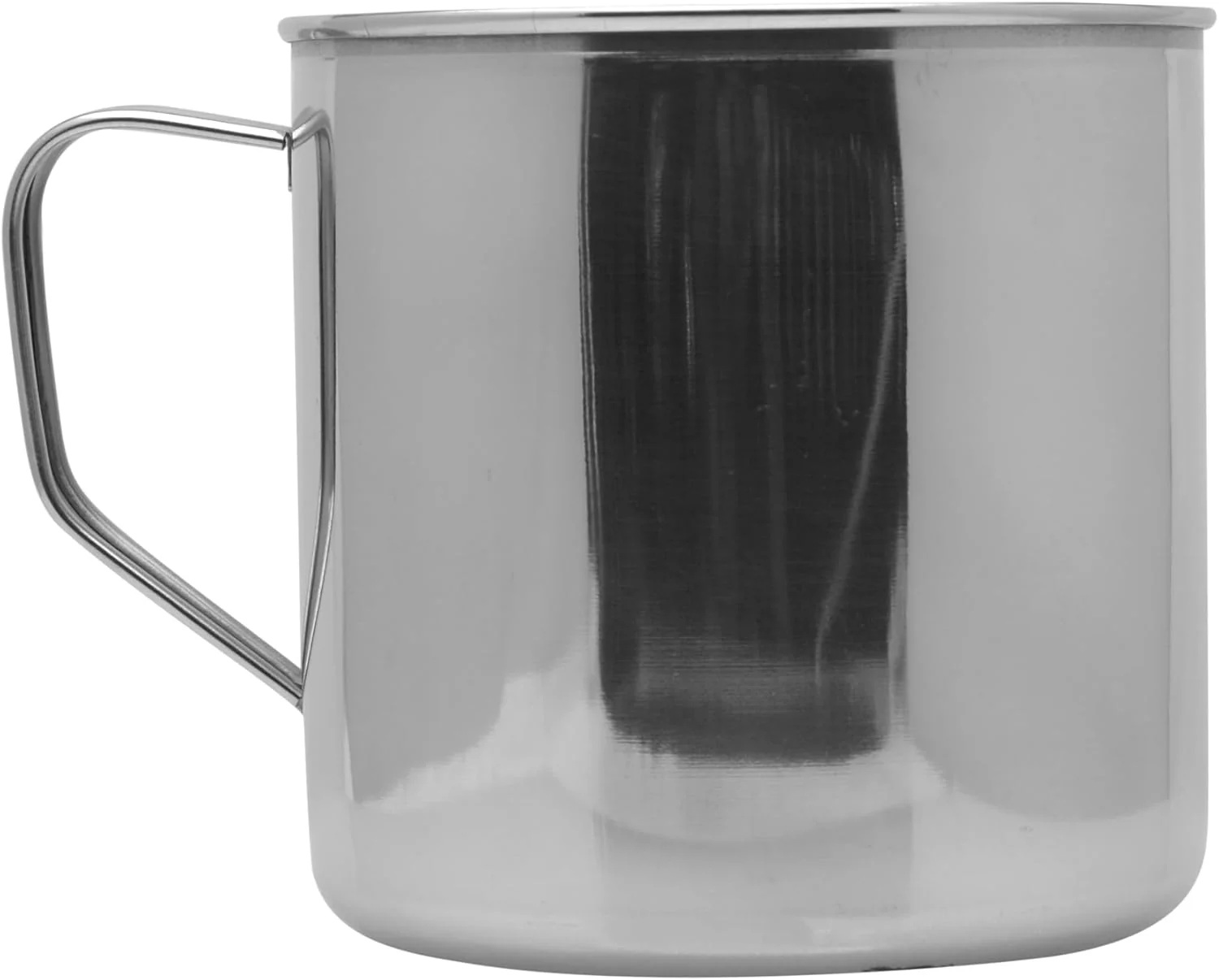 Raj Stainless Steel Mug With Handle NM0014, Serving Mug Water Mug Tea & Coffee Serveware-14CM - Image 4