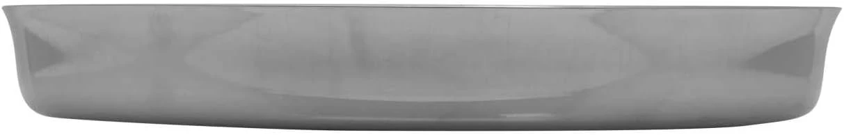 Raj Stainless Steel Round Dinner Plate Silver TS0011 Serveware Rice Plate-24CM - Image 4