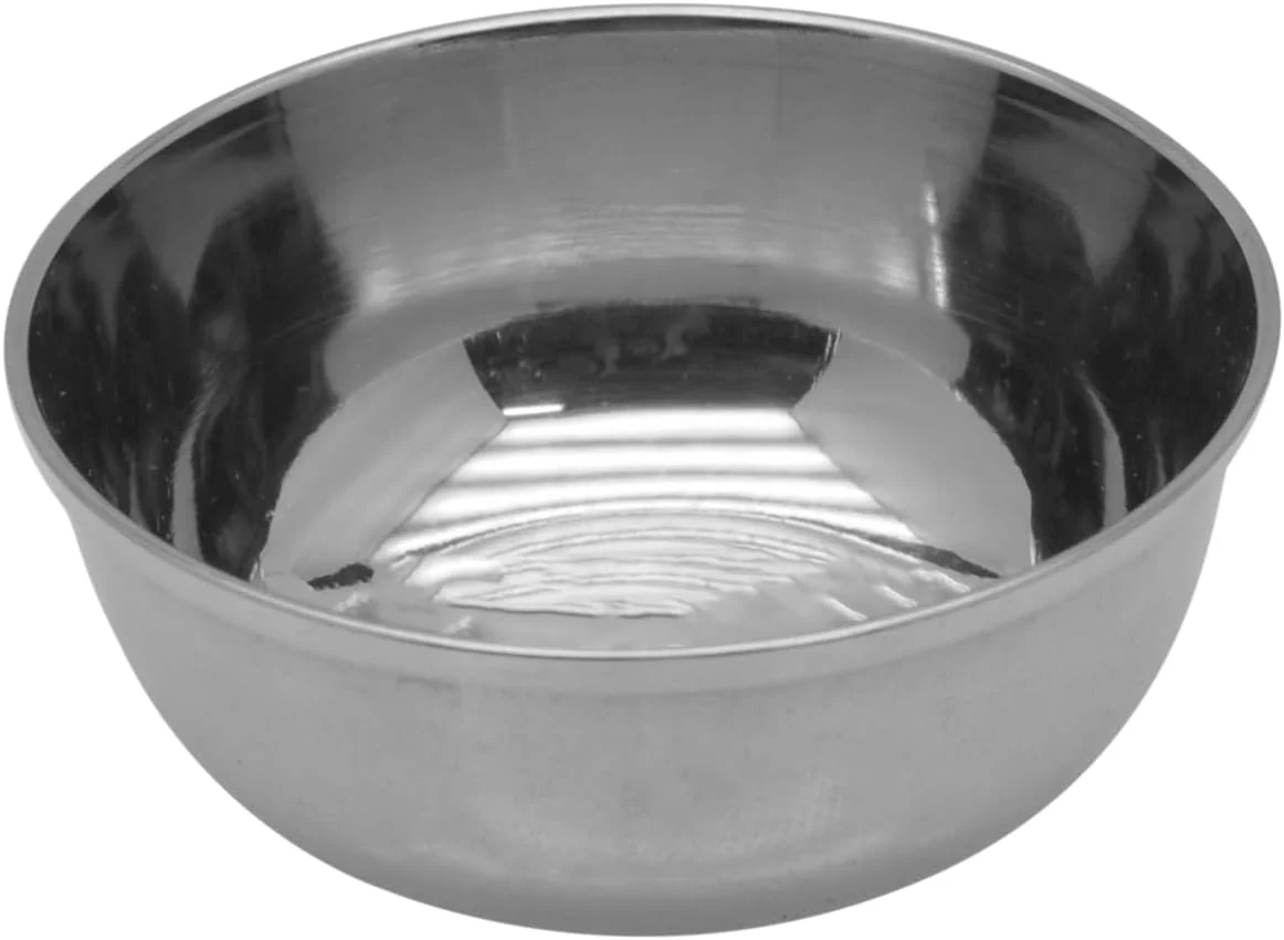 Raj Stainless Steel Serving Round Bowl MV04.5 Curry Salad Side Dessert Bowl-8CM - Image 2