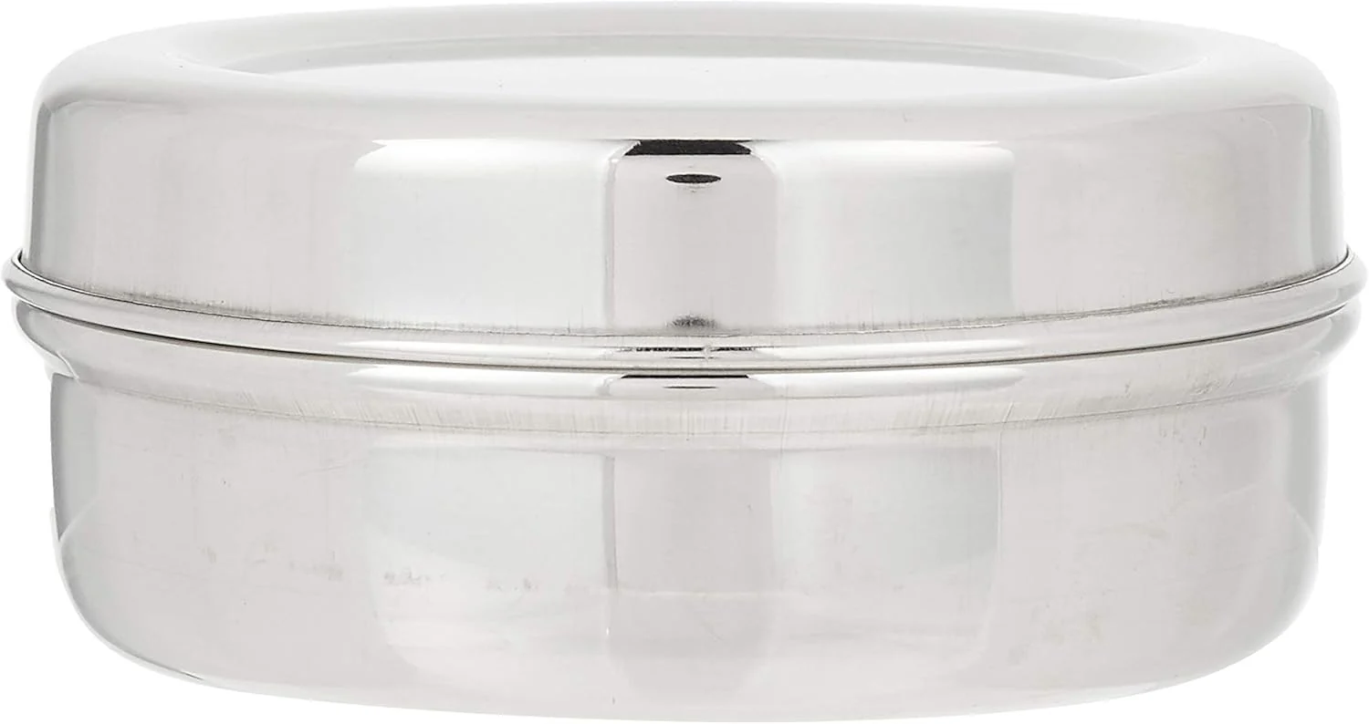 Raj Stainless Steel Storage Box PDD006, Nuts Bowl Food Container Serving Bowl Lunch Box- 9CM - Image 2