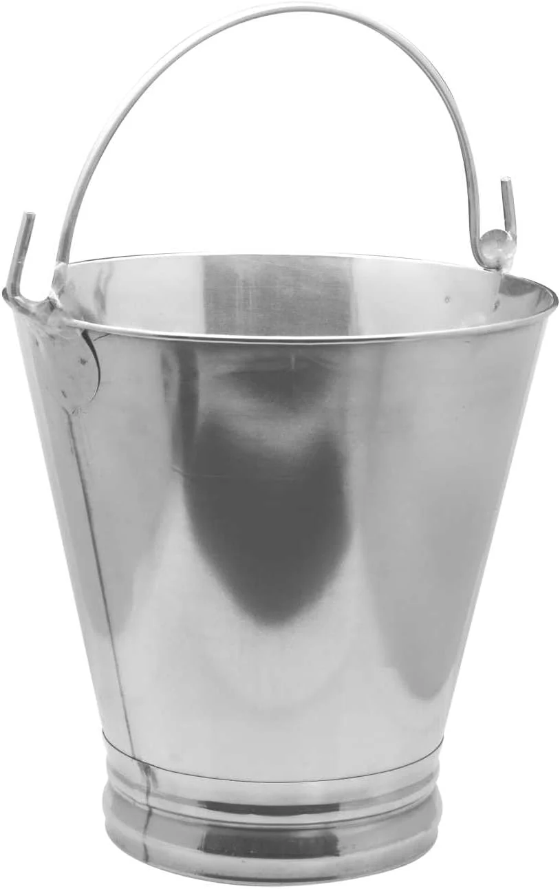 Raj Steel Bucket SB0002, Water Bucket Storage Container Bathroom Accessories- 6Liter - Image 4