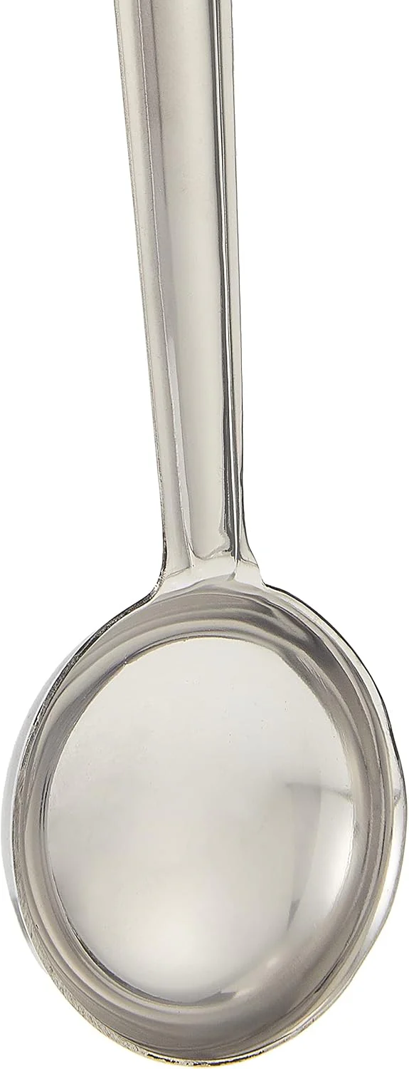 Raj Steel Flare Laddle , 23 CM , Silver, FL0001, Curry Server , Soup Server , Milk Laddle , Serving Spoon - Image 3