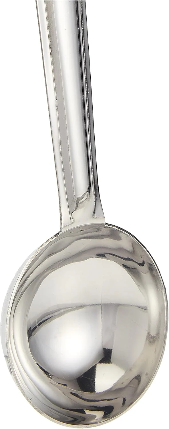 Raj Steel Flare Laddle , 31.5 CM , Silver, FL0005, Curry Server , Soup Server , Milk Laddle , Serving Spoon - Image 2