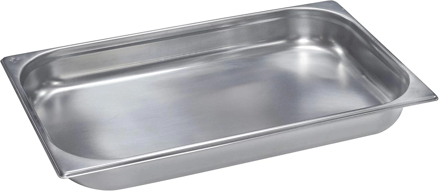 Raj Steel GN Gastronorm Pan, Silver CS5702 - Catering Pan, Food Warmer, Storage Container-53cmX32.5cmX6.5cm - Image 2