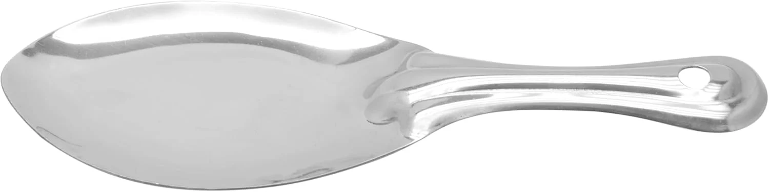 Raj Steel Rice Serving Spoon, 25.5 CM , Silver, RSSD04, Rice Server , Dessert Server , Cake Server , Panja Spoon