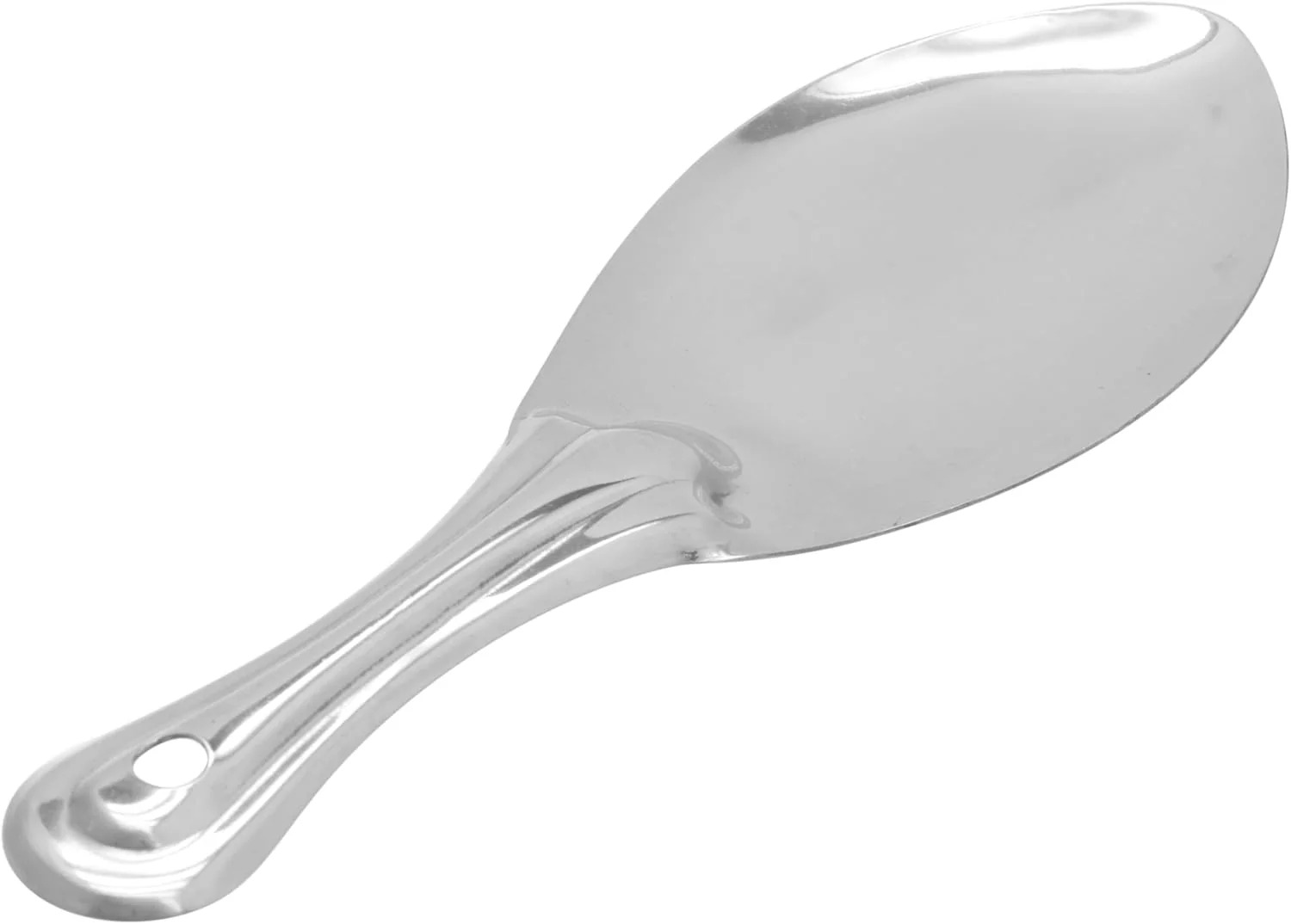 Raj Steel Rice Serving Spoon, 25.5 CM , Silver, RSSD04, Rice Server , Dessert Server , Cake Server , Panja Spoon - Image 5