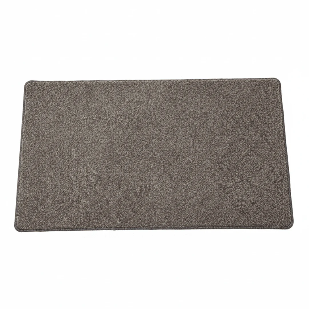 Rectangle Door Mat | Non-Slip Entrance Rug | Dirt-Trapping Textured Surface | Indoor & Outdoor Use | 68 × 44 cm | Brown Speckled