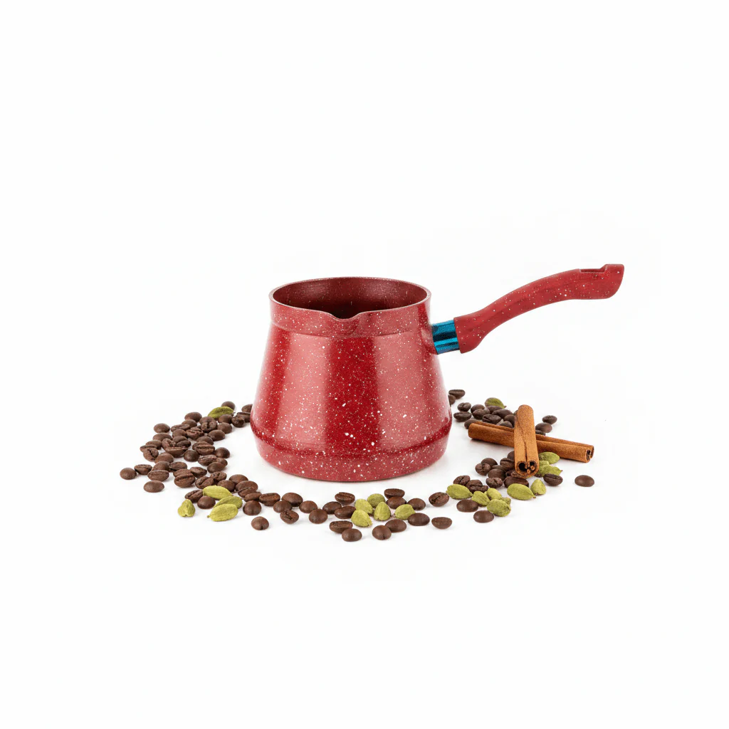 Red Forged Aluminium Coffee Warmer — 800ml - Image 2
