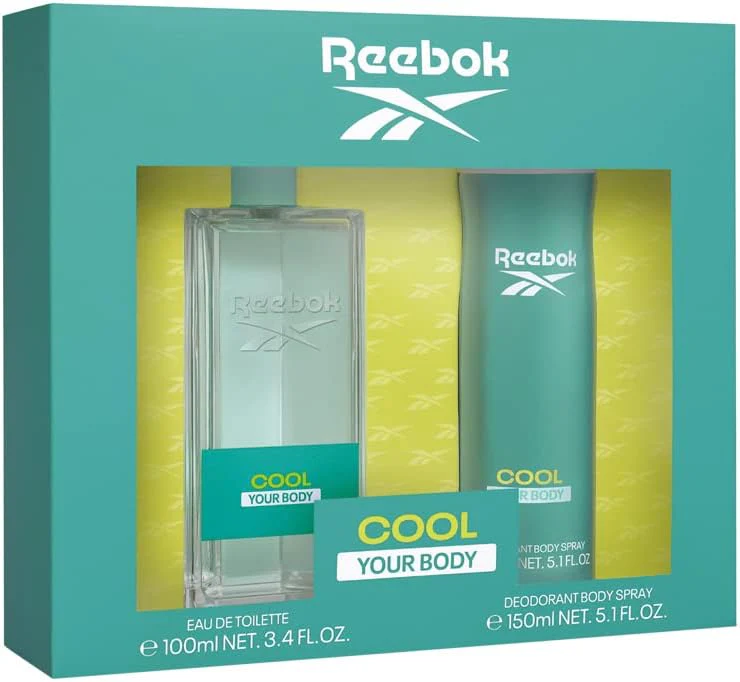 Reebok Cool Your Body Women Lote (100ML)(150ML)2pcs